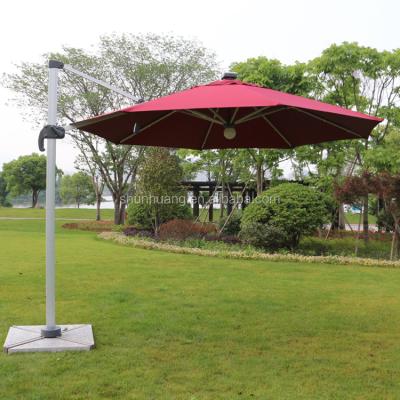 China Patio\Garden\Outdoor UV Resistant Folding Beach Umbrella With Light Outdoor Lamp Umbrella for sale