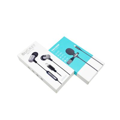 China Source Manufacturer Recyclable Custom Printed Headphone Packaging Cable Box for sale