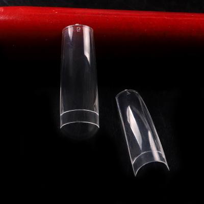 China Hot Selling 500pcs/bag Design TSZS 2020 Design TSZS 2020 French Nails Clear ABS Artificial False Nail Tips For Nail Salon for sale