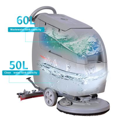 China Hotels Ride On Industrial Automatic Tile Washing Scrubber Floor Dryer Cleaning Machine for sale