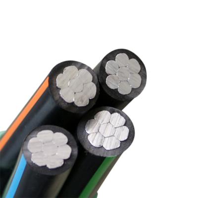 China Overhead Aluminum XLPE Insulated ACSR Conductor 185mm2 ABC Cable for sale