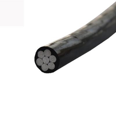 China Over 2x16mm aluminum insulation line one and bare line ABC cable for sale