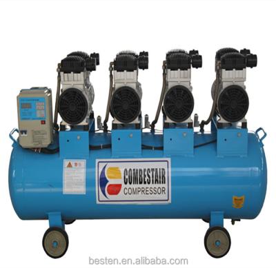 China Oil free air compressor made of China 4 cylinders 5hp silent piston air compressorAC220V110V380V440V105V120V240V1HP2HP3HP550W420W750W1100 for sale