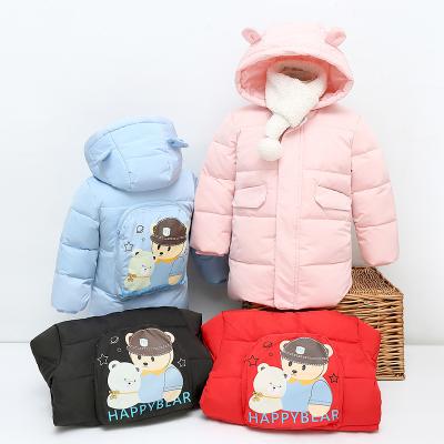 China 2021 Winter Children's Jacket Thick Warm Padded Outwear Long Winter Coats Where Jackets For Kids Wholesale WT15 for sale