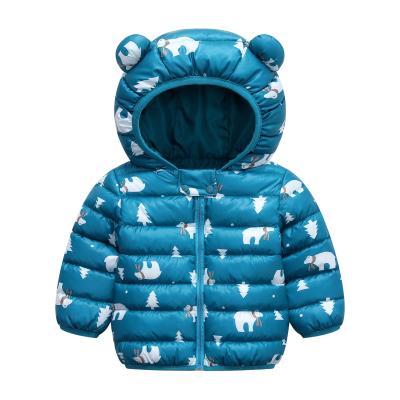 China Korean boys clothes winter girls short stripper down jacket solid girls thicken hooded padded wholesale WT19 for sale