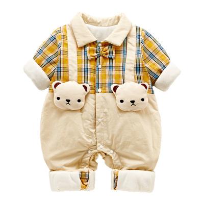 China fashion cute cartoon bear baby rompers little baby winter clothes romper for toddler BBN-104 for sale