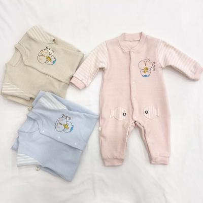 China Wholesale Baby Newborn Romper Long Sleeve Toddler Outfit Baby Autumn Cute Romper BBN-75 for sale