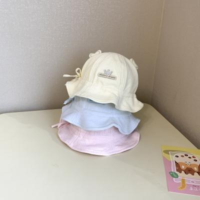 China Cute Character Baby Hats Spring Summer Children Boys Girls Sun Hats Autumn Children Toddler Beach Bucket Hats for sale