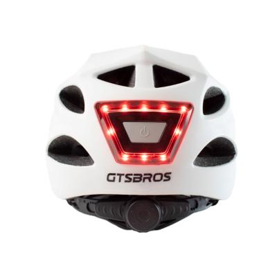 China 10 Hours Cycle Bycycle Red Light mt Electrix Mile Scooter Custom Roadbike LED Half Face Helmet Bike With Light for sale