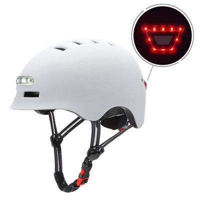 China â ‰ ¥ 10 Hours CE EN1078 CPSC E Scooter Skateboard Capacete Skate Cycling Helmet Taillight Led USB Helmet With Red Flashing Light for sale