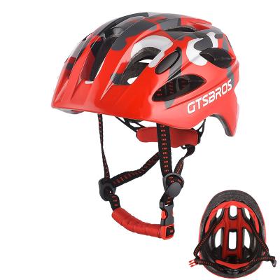 China Cup Shaped Design Kids Bike MT Helmets Outdoor Sports Helmet Accessories For Kid Camouflage Helmet for sale