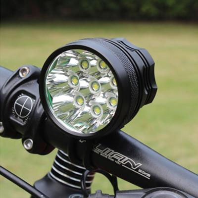 China Fashionable Accessories T6 LED Charger Cycle Decoration 1800Lumen Bicycle Road Bike Light Rechargeable Mountain Bike LED Front Lamp for sale