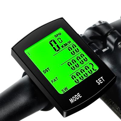 China Wireless Waterproof Backlight Radio Waterproof Stopwatch Radio +backlight Amazon Bicycle Computer Tachometer Tachometer Cycling Computer for sale