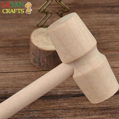 China China Best Selling Unfinished Wooden Hammer For Gift for sale