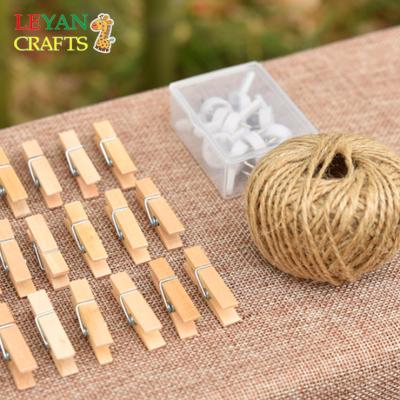 China New 10pcs Office Desk Accessories Animals Cute Wooden Staples Note Wooden Clips for sale