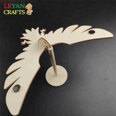 China Eco-friendly Balanced Eagle Balance Bird DIY Wooden Assembled Educational Toys for Children and Students for sale