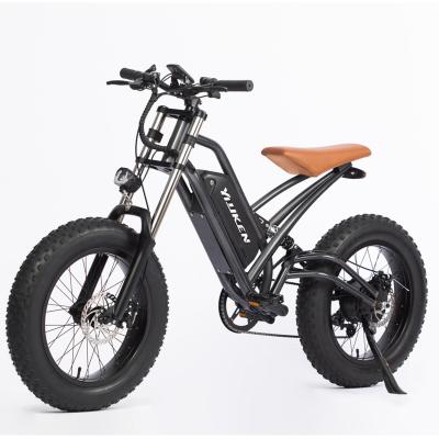 China China Manufacturer High Power 20*4.0 Fat Tire Steel Electric High Speed ​​Motor Electric Bike Bicycle for sale