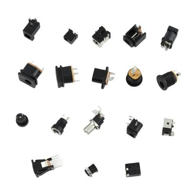 China audio & Video 2.1*5.5mm Pins DC Barrel Jack DC Female Connector To 5 Hole for sale