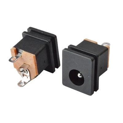 China Industrial PCB Mounted DC Power Jack dc-015 2.5*5.5mm Female DC Barrel Jack for sale