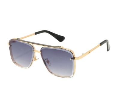 China Fashion Sunglasses Polygonal Metal Square Framed Sunglasses For Men Fashion Women Sunglasses for sale