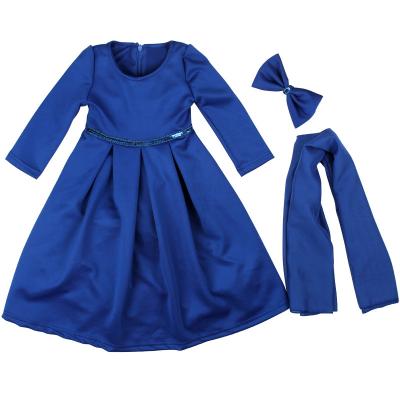 China Hot Sale Fashionable Girl Abaya Washable With Beautiful Hijab Islamic Girl Dress 7T-12T for sale