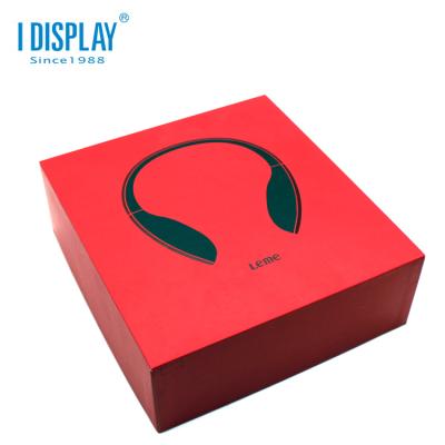 China Recyclable Custom Gift Cardboard Earphone Packaging Paper Box With Lip for sale