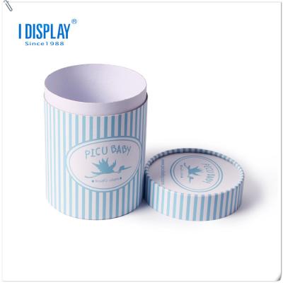 China PrintedRoundCylinder PaperBoxFor Recyclable Custom Flower Hat Box Round Box With Ribbon for sale