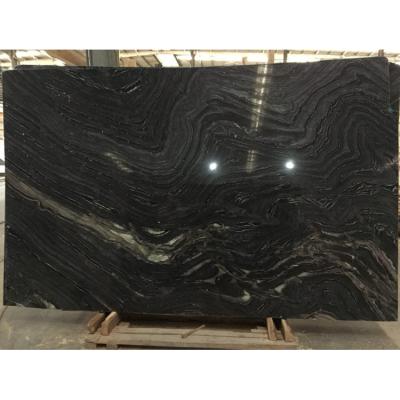 China shopping & Residential Building Projects Black Zebra Marble Tile, Antique Wood Grain Color Texture Zebra Gray Marble Stone Slab Sizes Price, Black Zebra Marble for sale