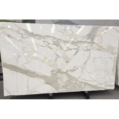 China interior & Borghini Exterior Decoration Polished Calacatta Marble Slab, Nature Marble, Fast Delivery Natural Calacatta Marble for sale