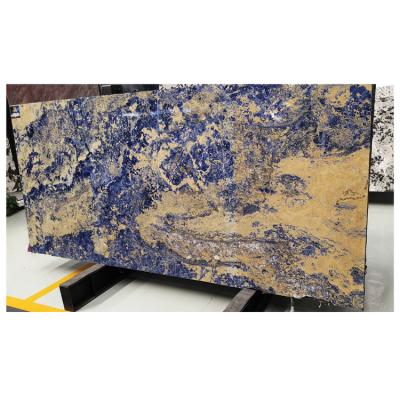 China interior & Exterior Decoration Luxury Blue Marble Stone, Bolivia Blue Sodalite Marble, Luxury Marble for sale