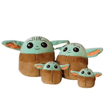 China Wholesale hot selling soft baby yoda plush toy cute fancy baby plush yoda plug pillow dolls plush - doll toy for sale