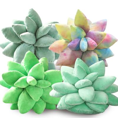 China New Fashion Plush Creative Gifts Simulated Cushion Succulent Pillow Chair Factory Office Soft Stuffed Toy for sale