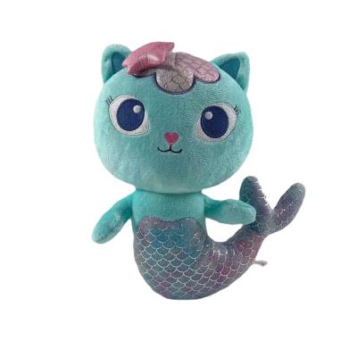 China Hot Selling Plush Toy Dollhouse Kitten Mermaid Cat Cartoon Gabby Toy for sale