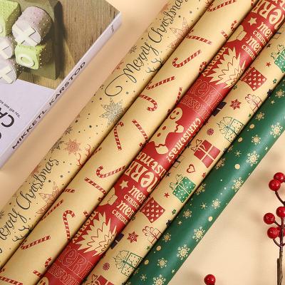 China Recycled Materials Factory Price Christmas Gift Party Birthday Wrapping Paper for sale