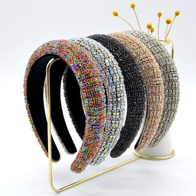 China Women Bling Rhinestone/Decoration High Quality Stone Sparkle Crystal Stone Luxury Headbands for sale