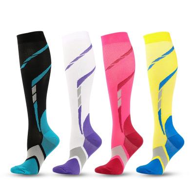 China Wholesale Running Breathable Compression Adult Unisex Knee High Outdoor Cycling Football Socks for sale