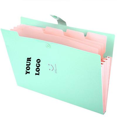 China Promotion Gift Hot Selling PP Candy Color A4 Hard Document Bag Button Size PP Plastic Expanding Cover Executive Folder For Office for sale