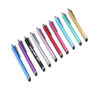 China office & Promotional School Pen Gift For Office Mobile Phone Metal Stylus Pen Suitable For Tablet PC Touch Screen Multicolor Ball Pen for sale