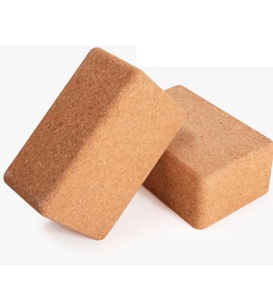 China China Yoga Block Eco - Friendly Soft High Density Wood Cork Durable for sale