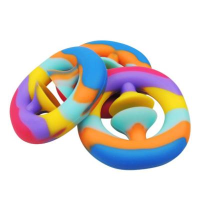 China Portable Silicone Stress Anxiety Relief Mini Silicone Hand Grip Toys for sale