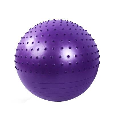 China 55cm/65cm/75cm Round Point Yoga Massage Ball Balance Training Equipment With Pump for sale