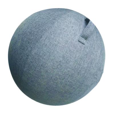 China Gray Balance Ball Cover Protector Cotton and Canvas Fitness Bodybuilding Accessories for sale