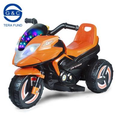 China New music model kids tricycle battery electric motorcycle ride on toys baby motor rechargeable bike for sale