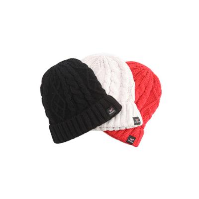 China New Simple Cotton Atmosphere 2021 Beanie Knitted Hat For Women Factory Price for sale