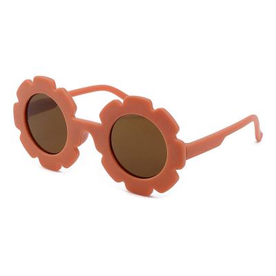 China Tide of the 2023 multi-color sunflower baby children's sunglasses UV protection fashion new UV sunglasses lenses in Europe and America protection for sale