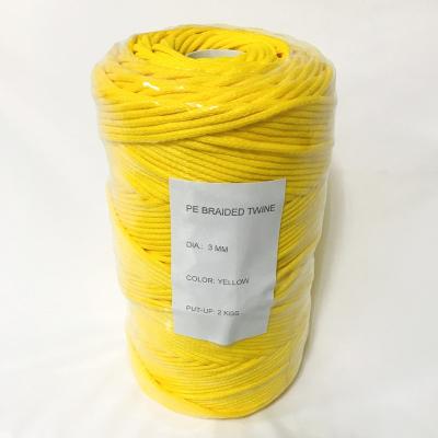 China High Tenacity HDPE Twine Spool Polyethylene Twine Plastic Pack Braided Baler Twist Braided Rope High Quality From Manufacturer for sale