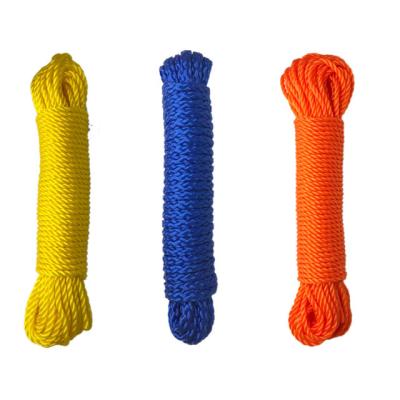 China Wholesale Twisted Or Braided Fishing Rope Multiple Use High Strength PE Packing Rope for sale