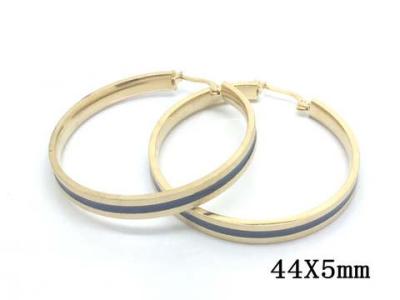 China línea anhelada 44m m en los pendientes del aro del acero inoxidable del epóxido del jet para las mujeres en venta