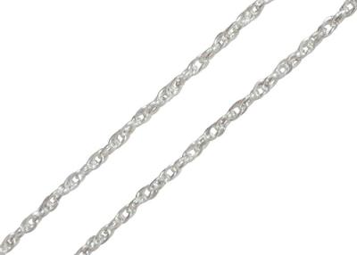 China Double Oval Ring Link 925 Sterling Silver Rope Chain Bracelet For Women for sale