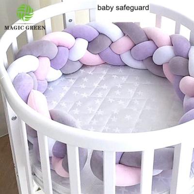 China Massage 100% Polyester Tube Holofiber Filled Chunky Minky Machine Washable Super Soft Giant Hand Knit 3D Knot Cushion Pillow Baby Crib for sale